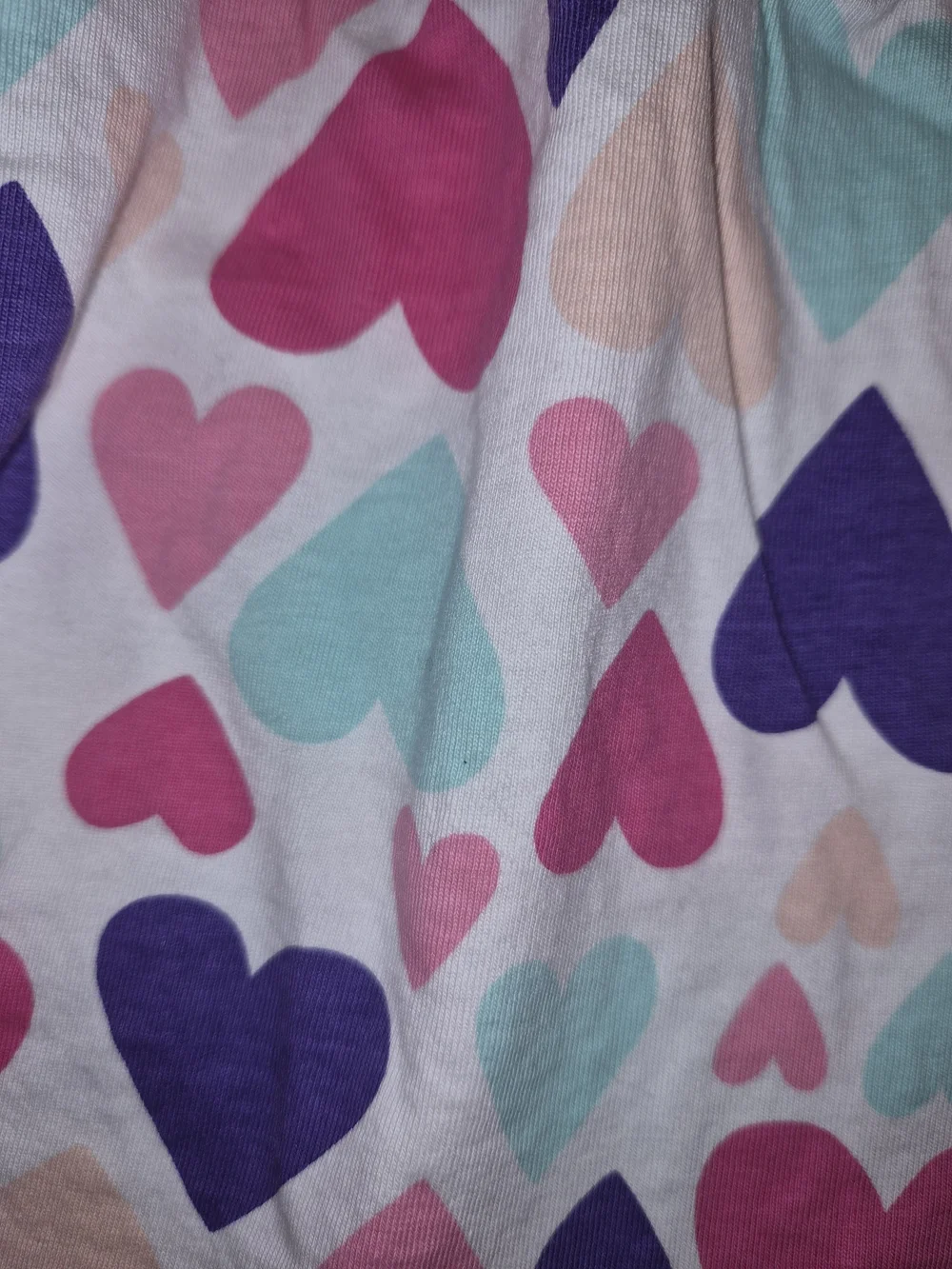 Carter's Girls Long Sleeve Heart Print Dress - Pink, Purple, Aqua, Peach 2T